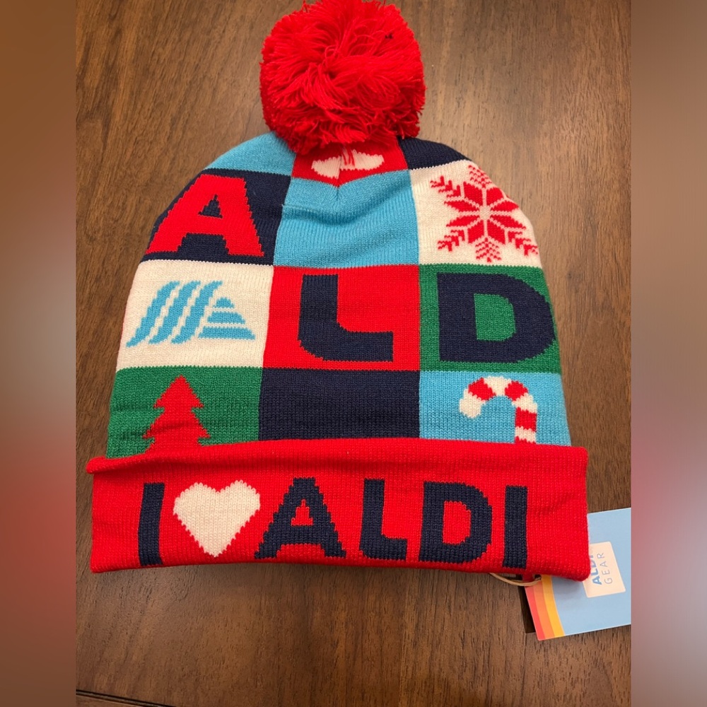 Aldi Beanie Hat - Red